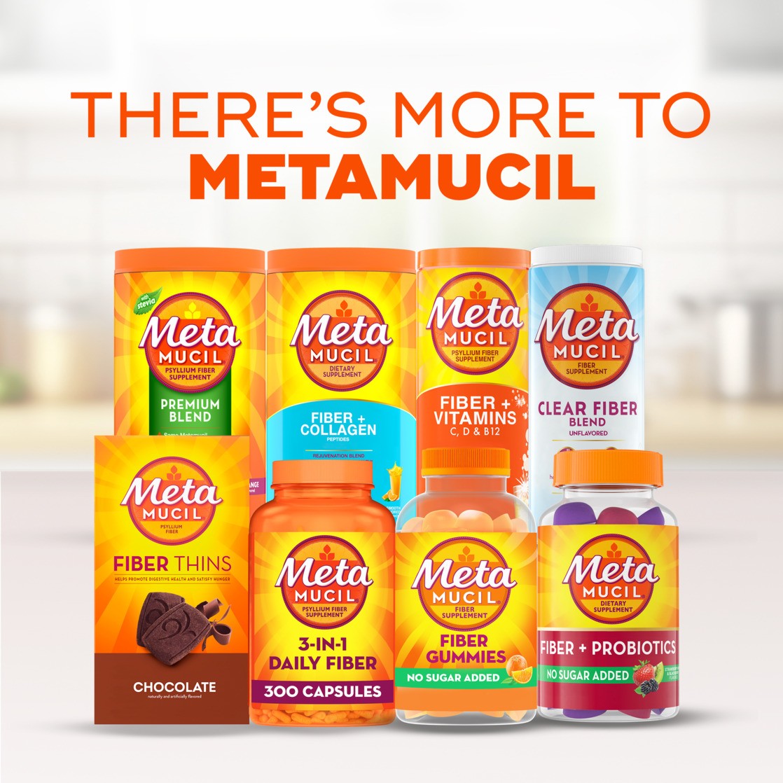 Metamucil Sugar-Free Orange Fiber Gummies for Adults, 72 ct