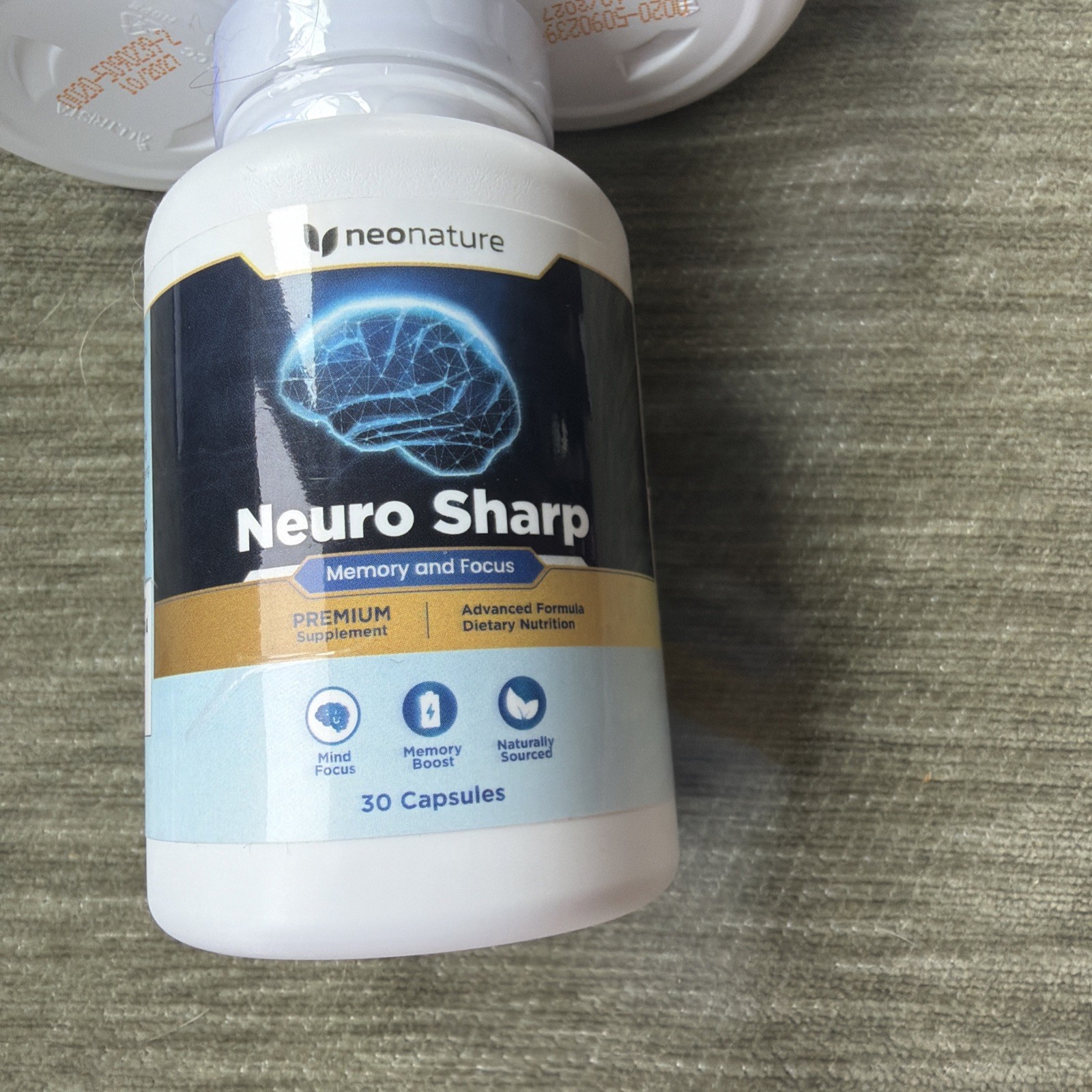 Neonate Neuro Sharp Memory And Focus 30 Capsules Each… 3 Bottle Lot