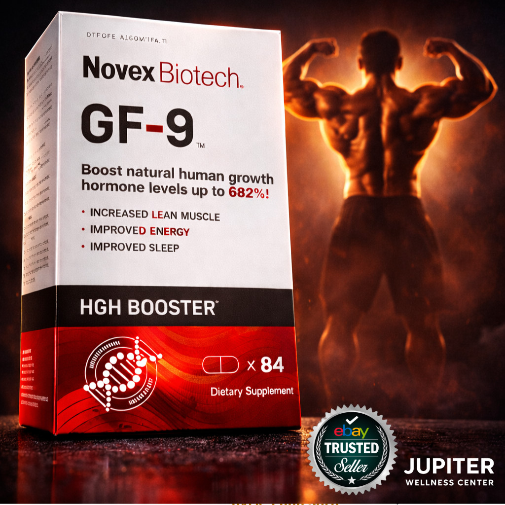 Novex Biotech GF-9 HGH Boosting Increase Muscle & Energy, 84 Count – Exp 2/2027