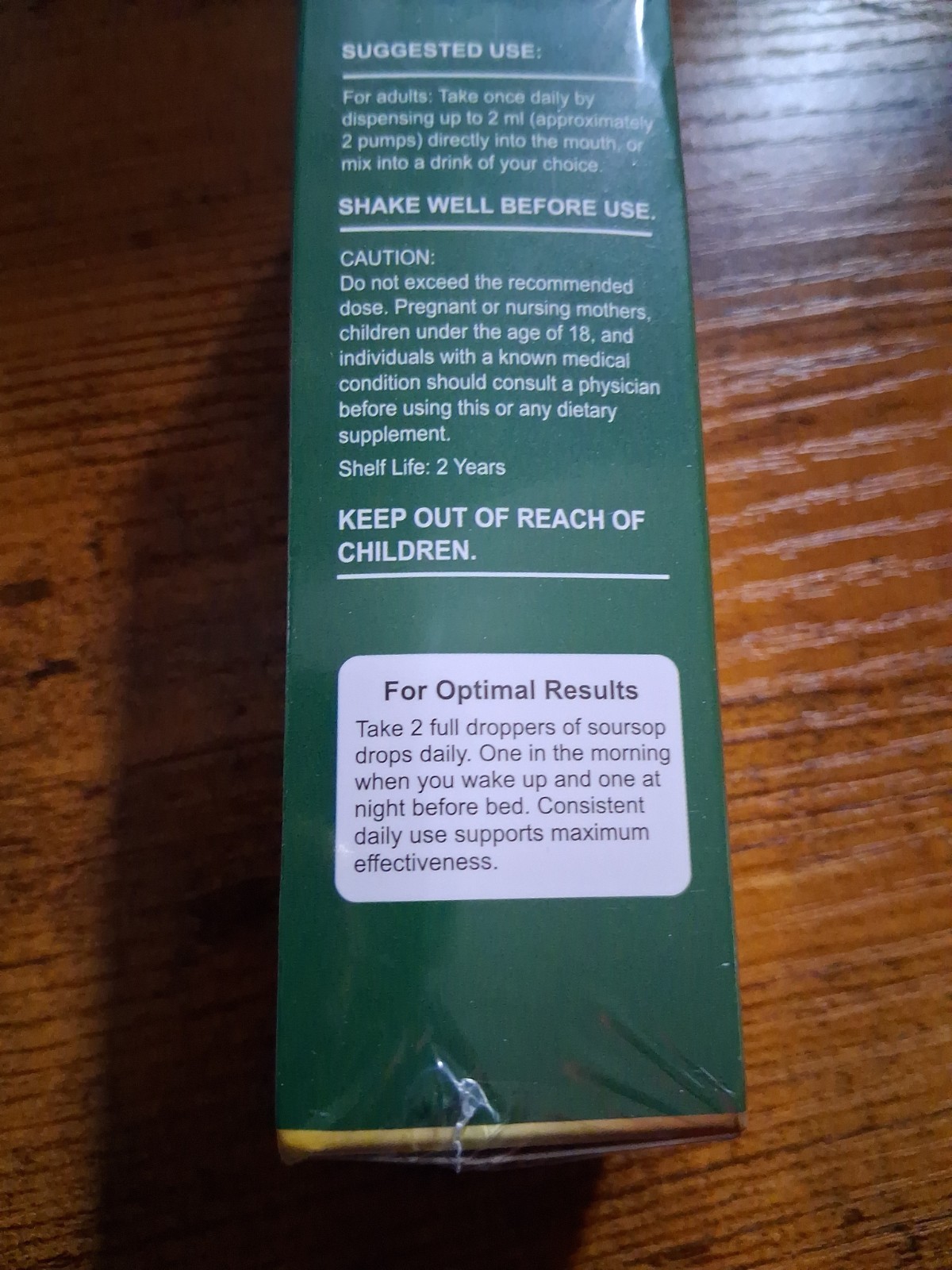Vixion (Vyxion) Liquid Drop 1oz Soursop Ashwagandha Turmeric Supplement Exp 4/28