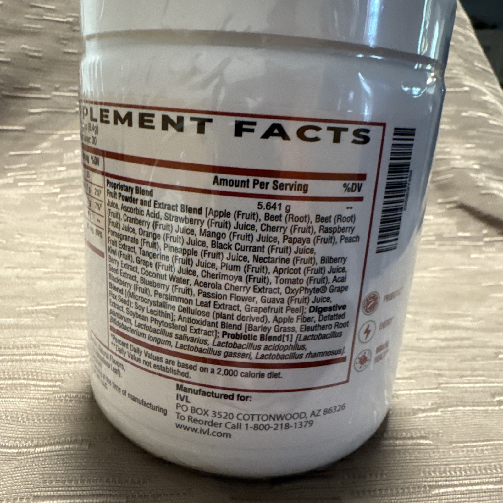 IVL-Phyto Fruits aka Go Ruby Go Super Food Fruit Drink Dietary Supplement Sealed