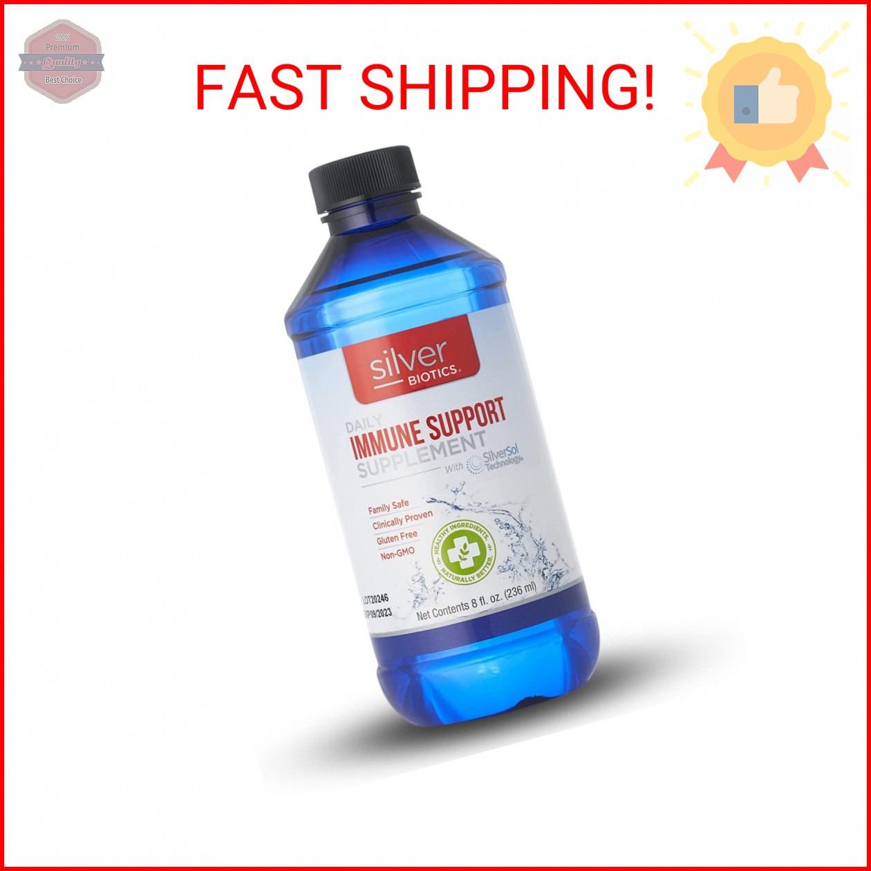 Silver Biotics Patented Multivalent SilverSol Technology | Ag₄O₄ 10 PPM Immune S