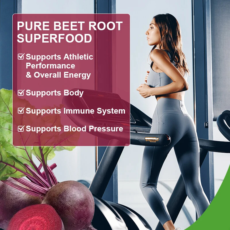 Organic Beet Root Powder Supports Healthy Blood Pressure Nitric Oxide Booster