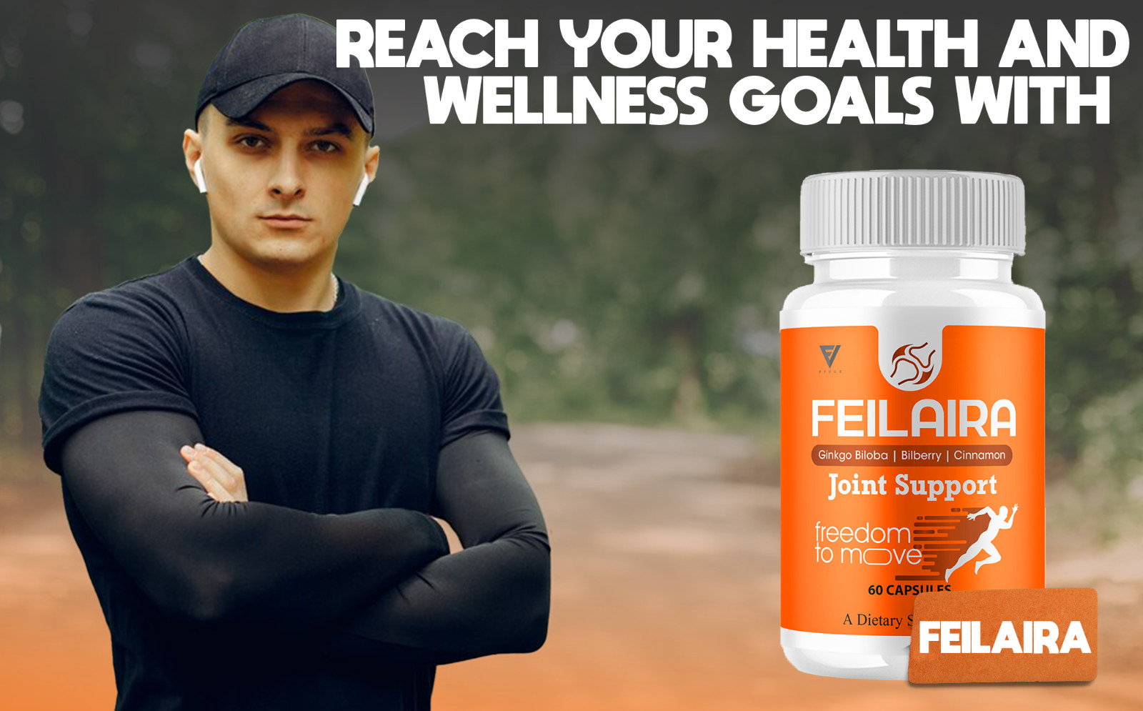 (3 Pack) Feilaira Joint Support, Feilaira Max Mobility Supplement (180 Capsules)