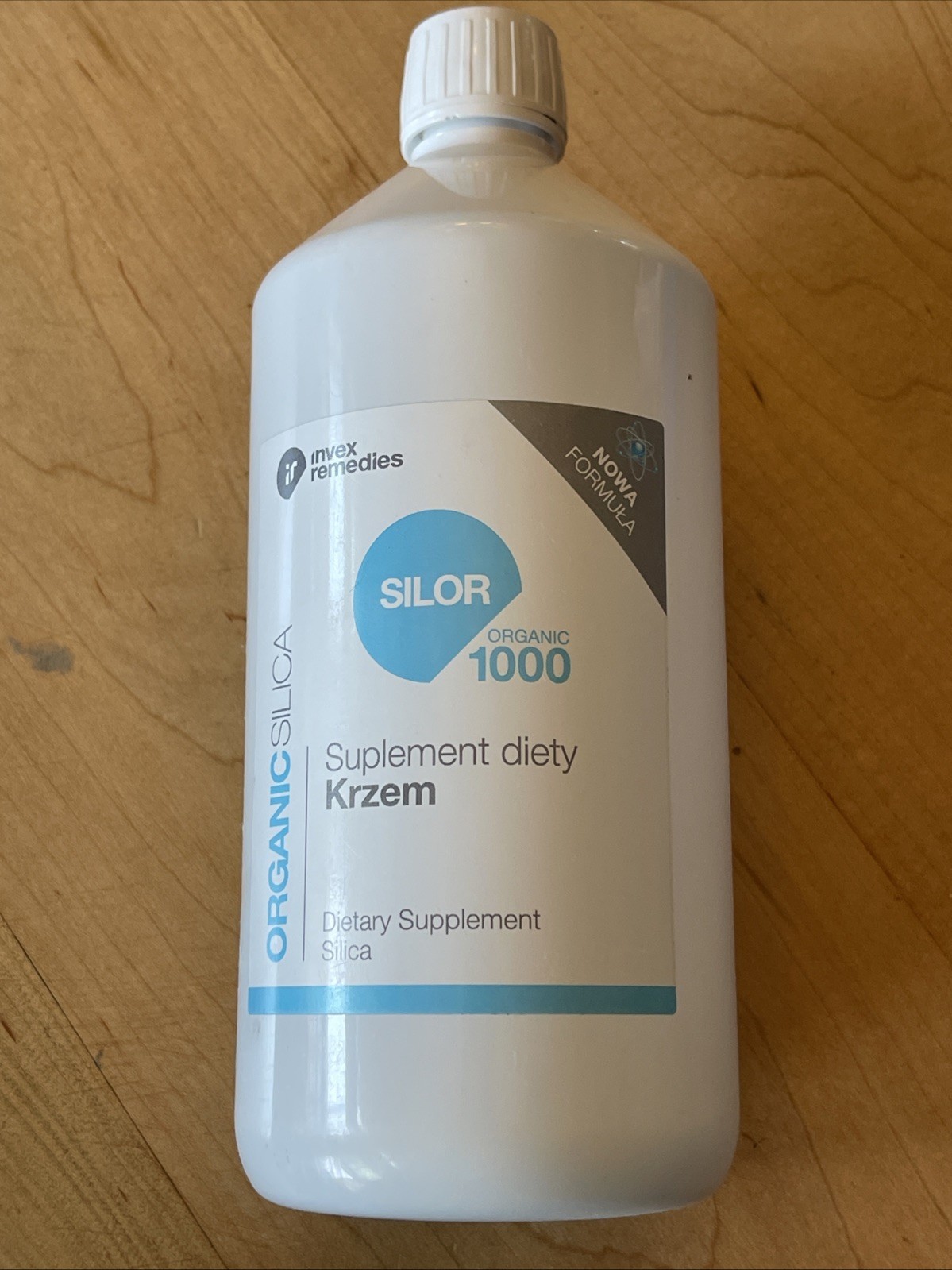 Invex Remedies Organic Silica dietary supplement, SILOR organic 1000ml NEW