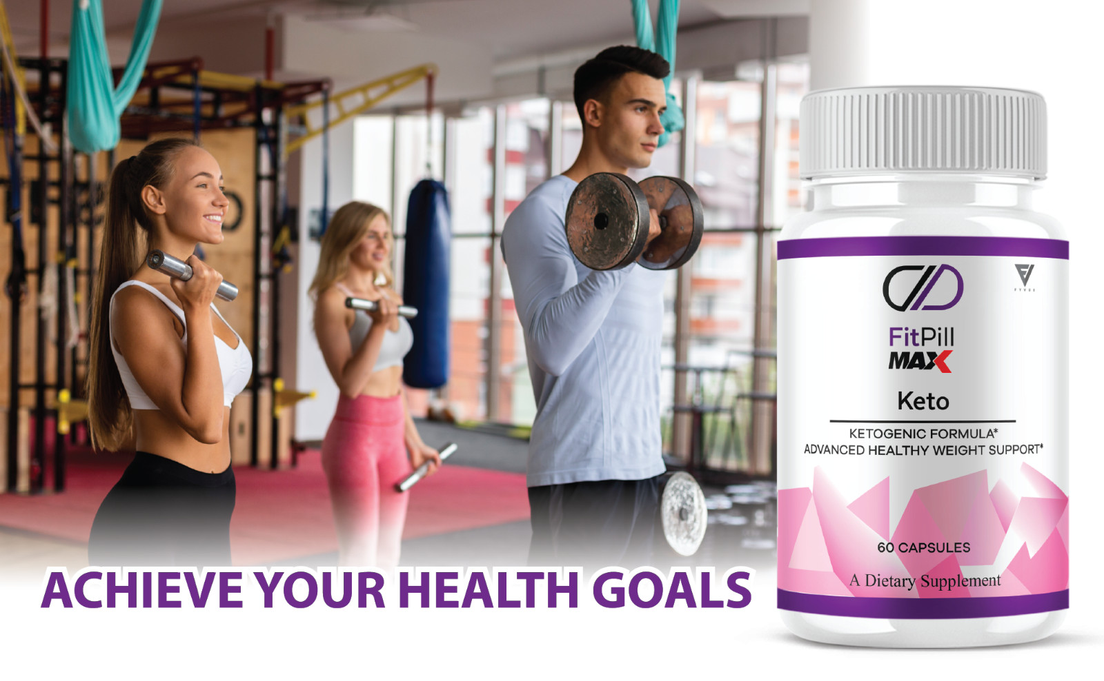(2 Pack) Fitpill Max Keto Supplement, Fitpill Weight Management (120 Capsules)