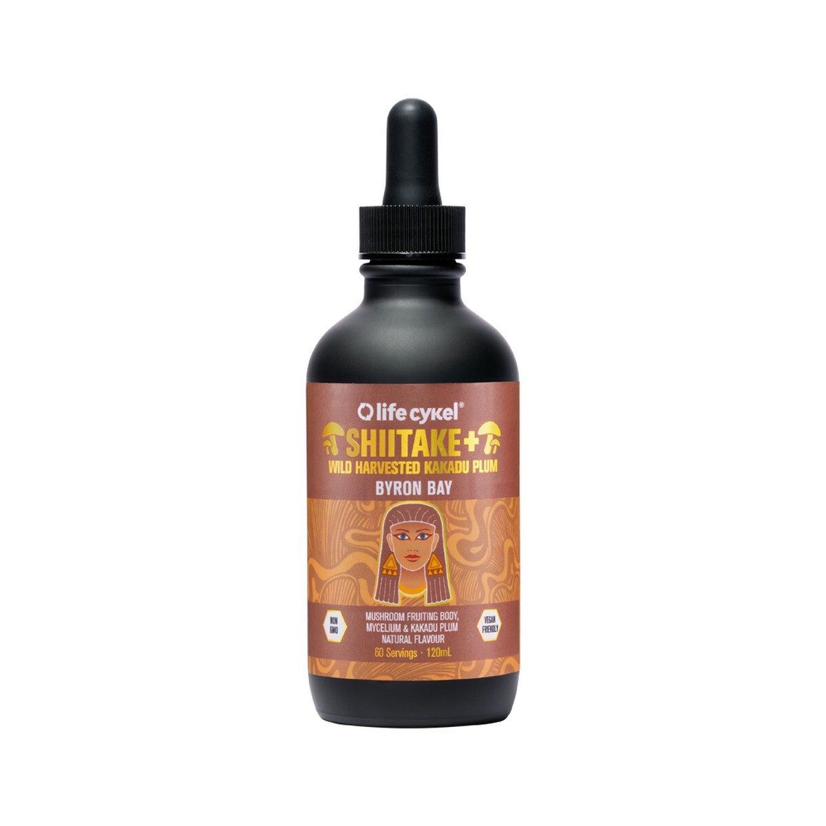 New Life Cykel Shiitake + Wild Harvested Kakadu Plum 120ml Double Extract