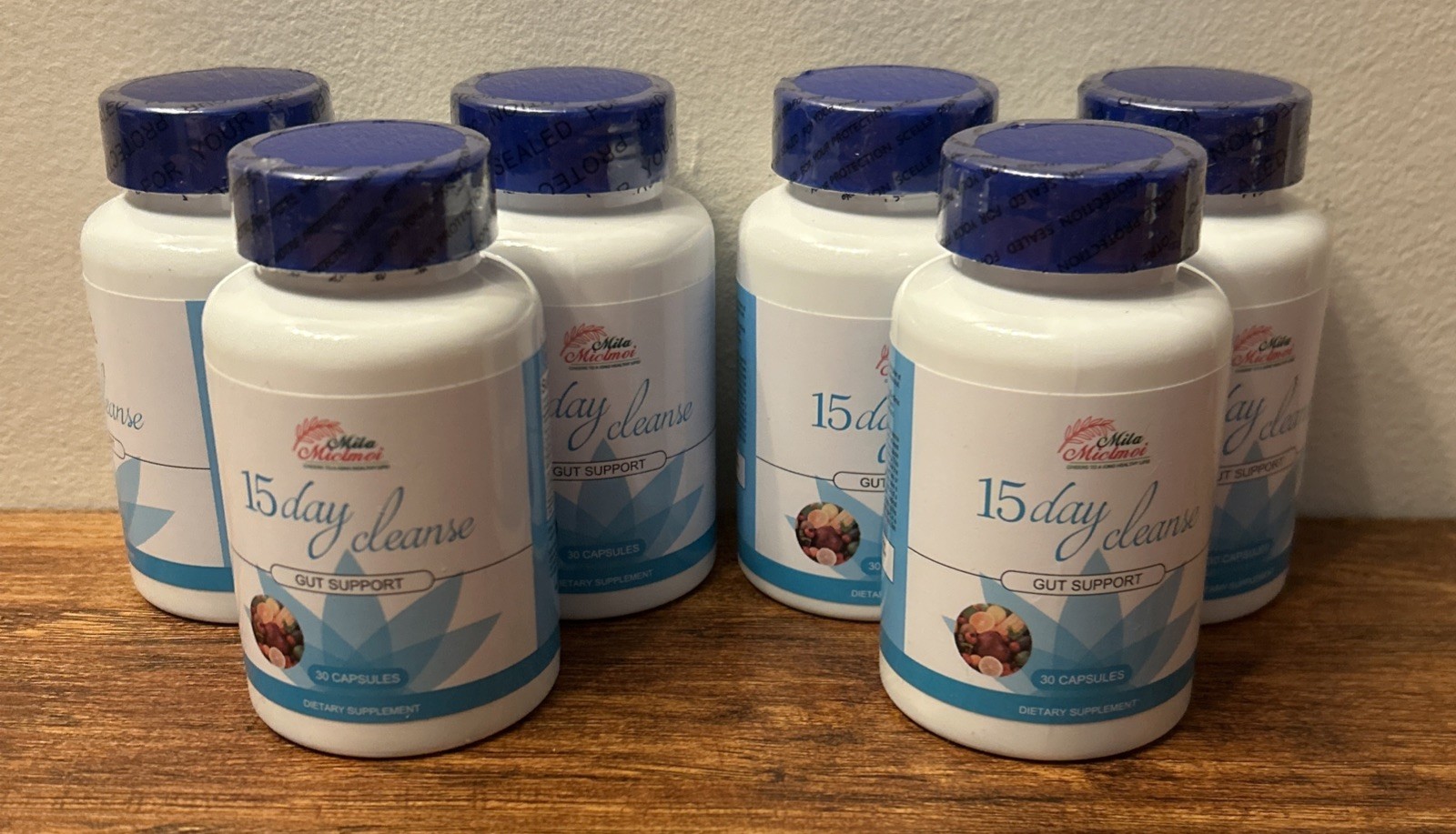 6 Packs, Mila Mi Amor 15 Day Cleanse Detox – Gut Support Exp. 02/03/2028