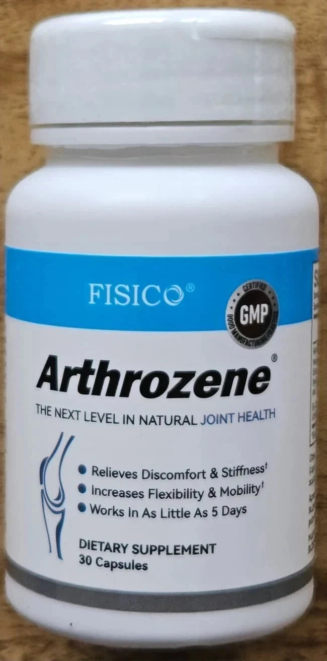 4 Pack FISICO Arthrozene Natural Joint Health Supplement