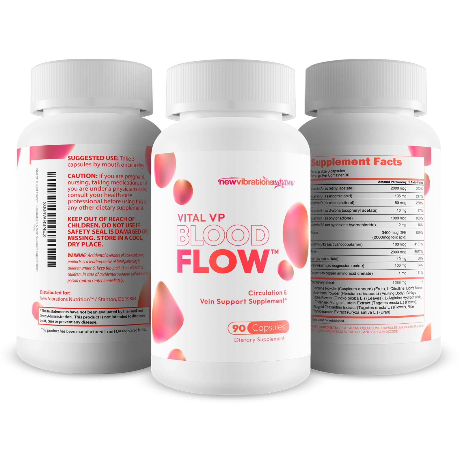Vital VP Blood Flow Supplement – Our Best Circulation High Pressure Pills