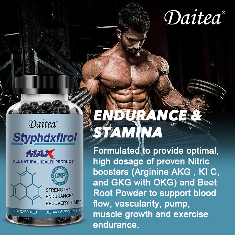 Styphdxfirol Max Capsules Muscle Growth Nitric Oxide Workout Muscle Pump