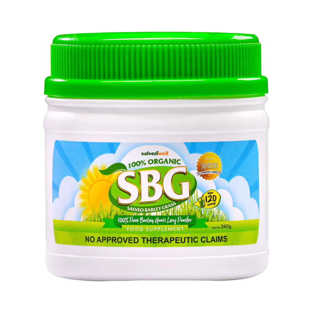 SBG Salveo Barley Grass Powder In Jar, 240 Grams