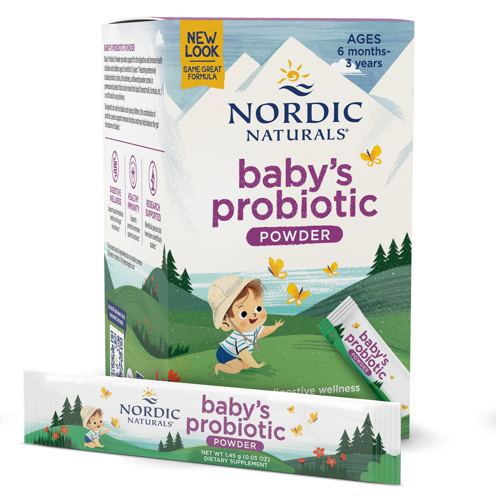 Nordic Naturals Baby’s Probiotic Powder – For Babies and Toddlers, 30 Count