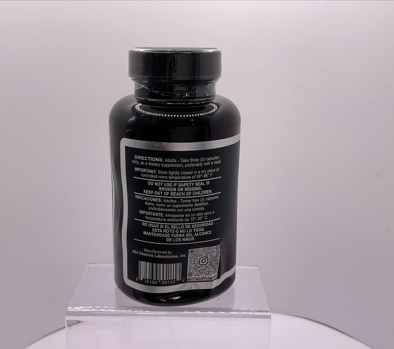 Vitta Energy Dietary Supplement 90 Capsules Daily Nutritional Support Dented Bot