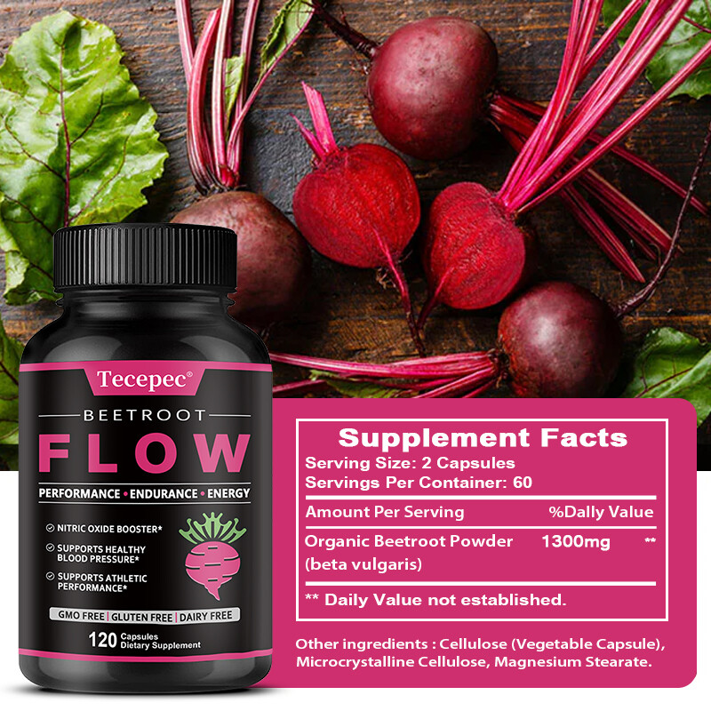Organic Beet Root Powder Nitric Oxide Booster,Supports Healthy Blood Pressure