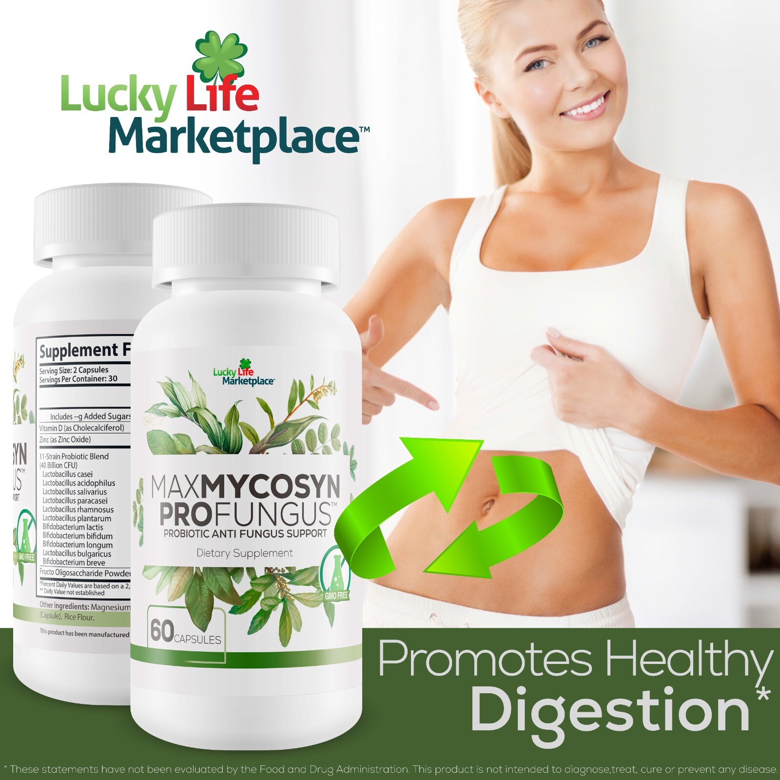 Max Mycosyn Pro Fungus – Probiotic Anti Fungus Support – Nail & Foot Formula