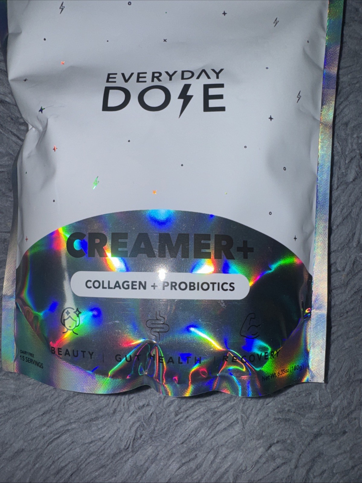 EVERYDAY DOSE CREAMER + Collagen Probiotics Dairy Free Powder 15 Servings 6.35oz