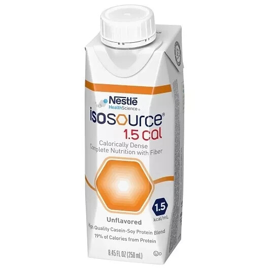 6 Nestle Isosource 1.5 Cal Tube Feeding Formula Unflavored 8.45oz March 31, 2027