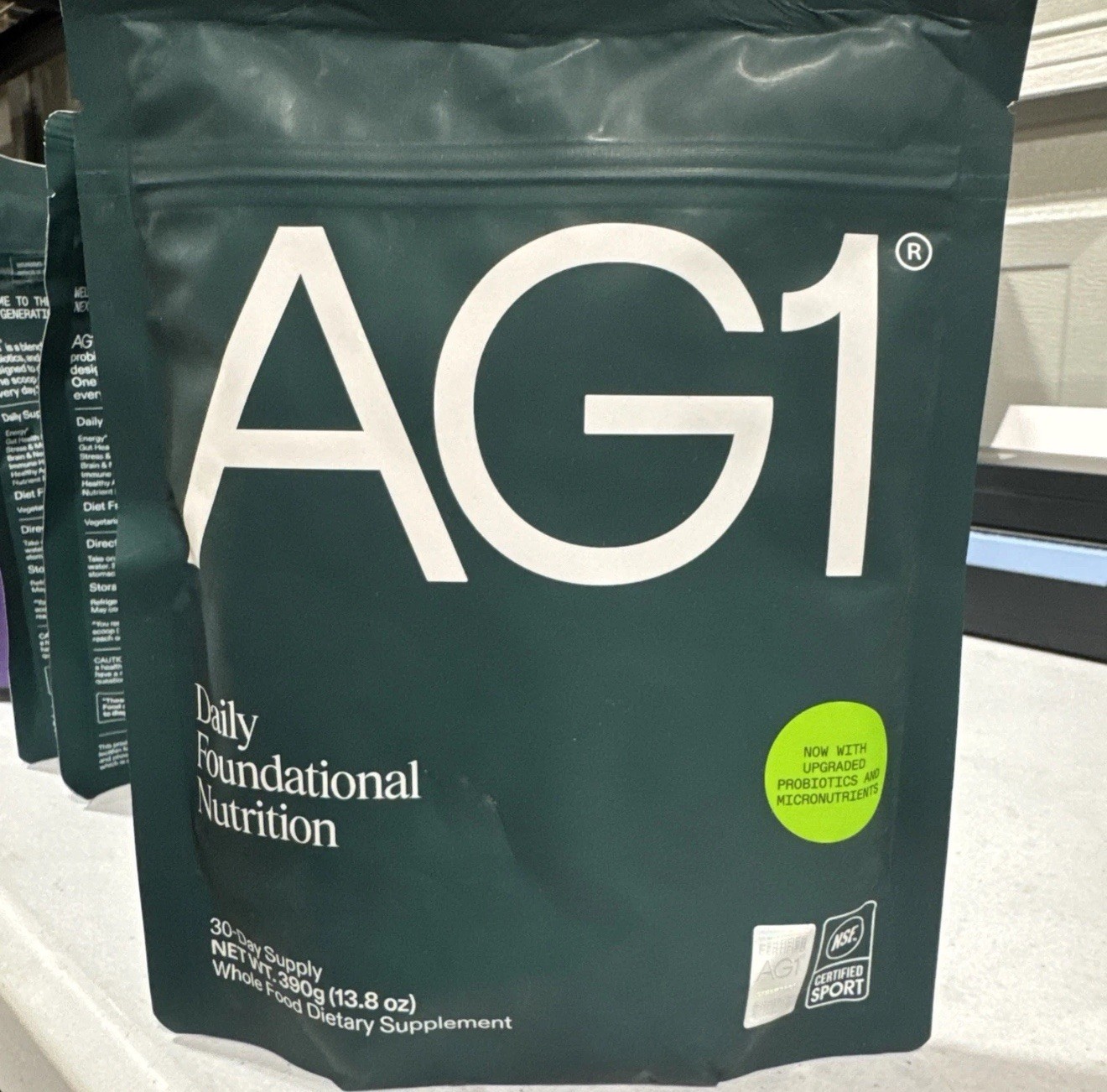 AG1 Athletic Greens Powder Pouch 12.7oz / 360g 30 Day Supply 1 Bag NEW SEALED