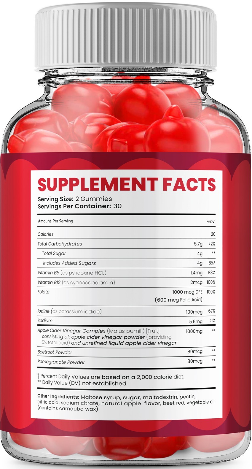 (5 Pack) Jelly Burn ACV Gummies Supplement – JellyBurn Natural Blend Gummy B12