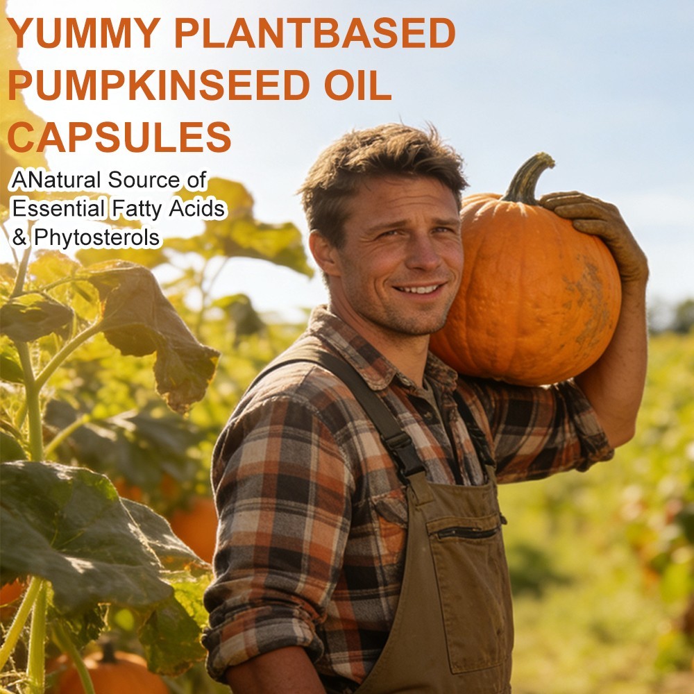 Pumpkin Seed Oil Saw Palmetto 3000mg 240 Softgels Bladder Health, Immune Support