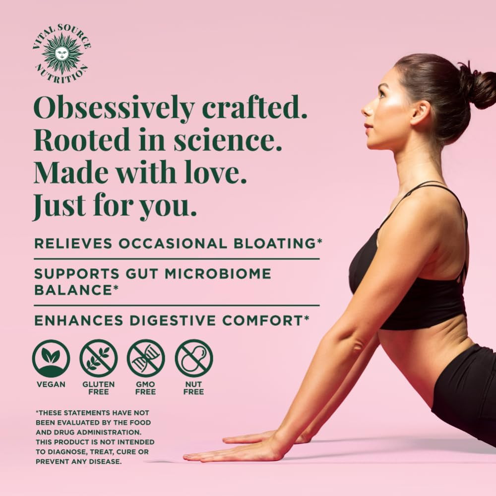 – Airi Debloat Support Capsules Natural Digestive Blend Enzymes Herbal Extracts