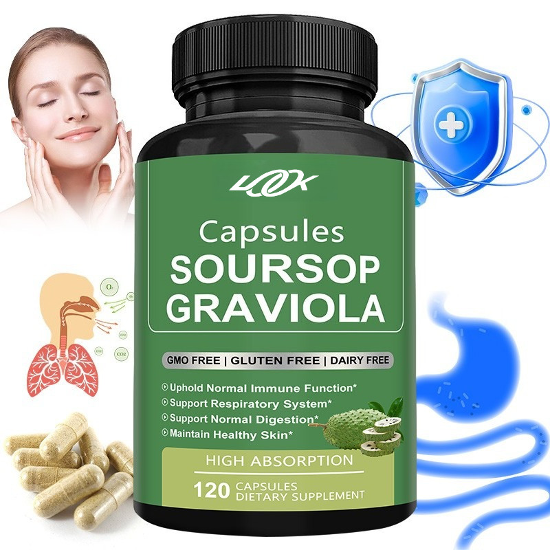 Graviola Extract 1950 Mg Guanabana Annona Antioxidant Supplements