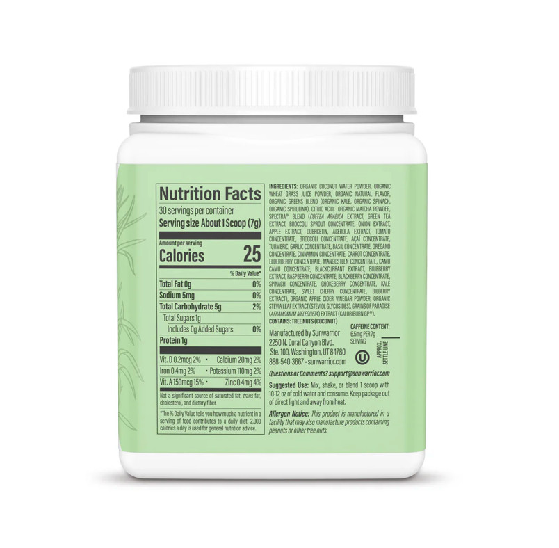 Sunwarrior – Thermo Greens – Green Apple (210g)