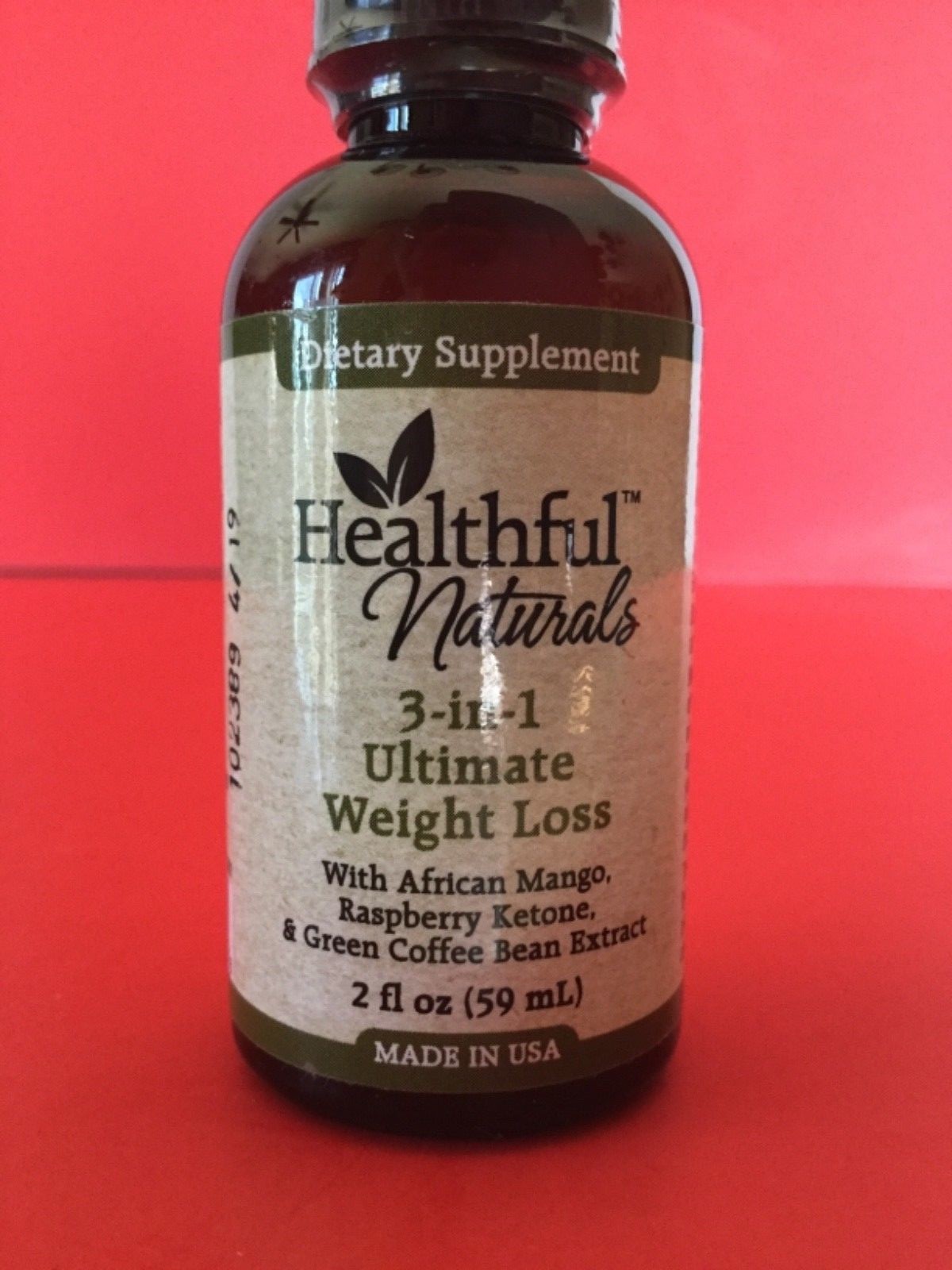 Healthful Naturals 3-in-1 Weight Loss Fat Burner Diet Aid Appetite Suppressor