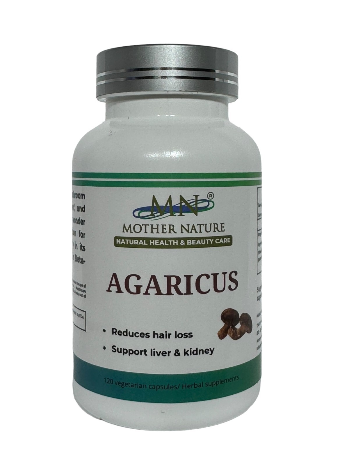 Mother Nature Agaricus Kidney & Liver Support Supplement – Mushroom Blend