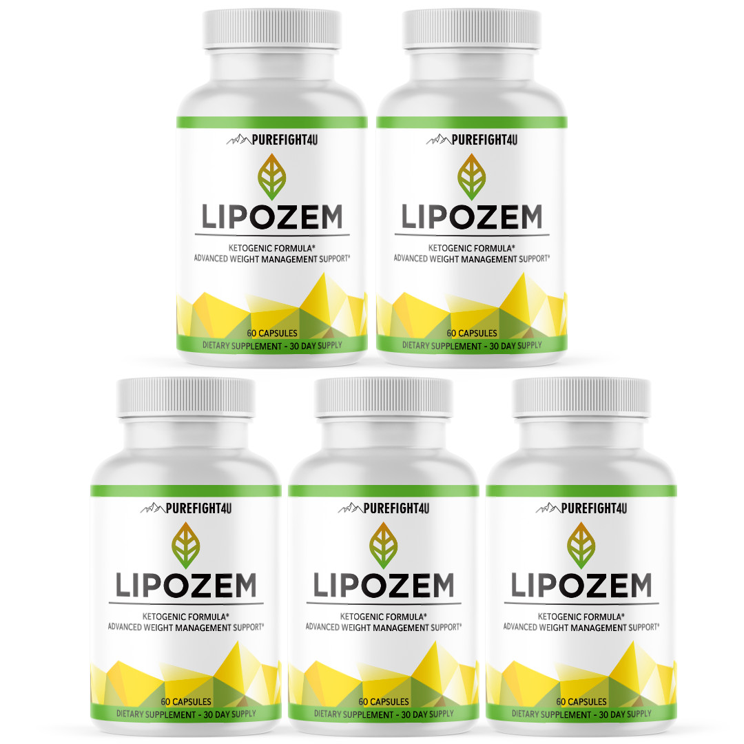 Lipozem Ketogenic Formula Advanced Weight Management Support Capsules 5 Bottles