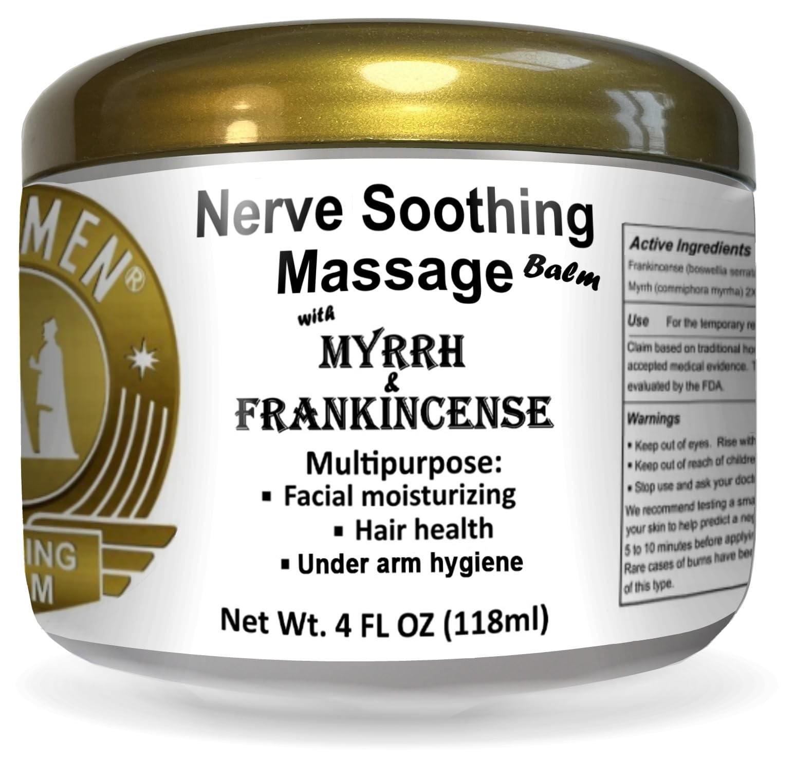 Wise Men Healing Balm with Myrrh and Frankincense 4 Ounce (Pack of 1)