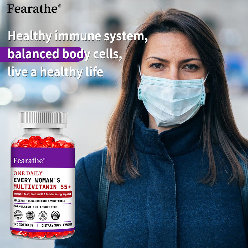 Women’s Multivitamin 55+ Supplement Gentle on the Stomach 10/2026