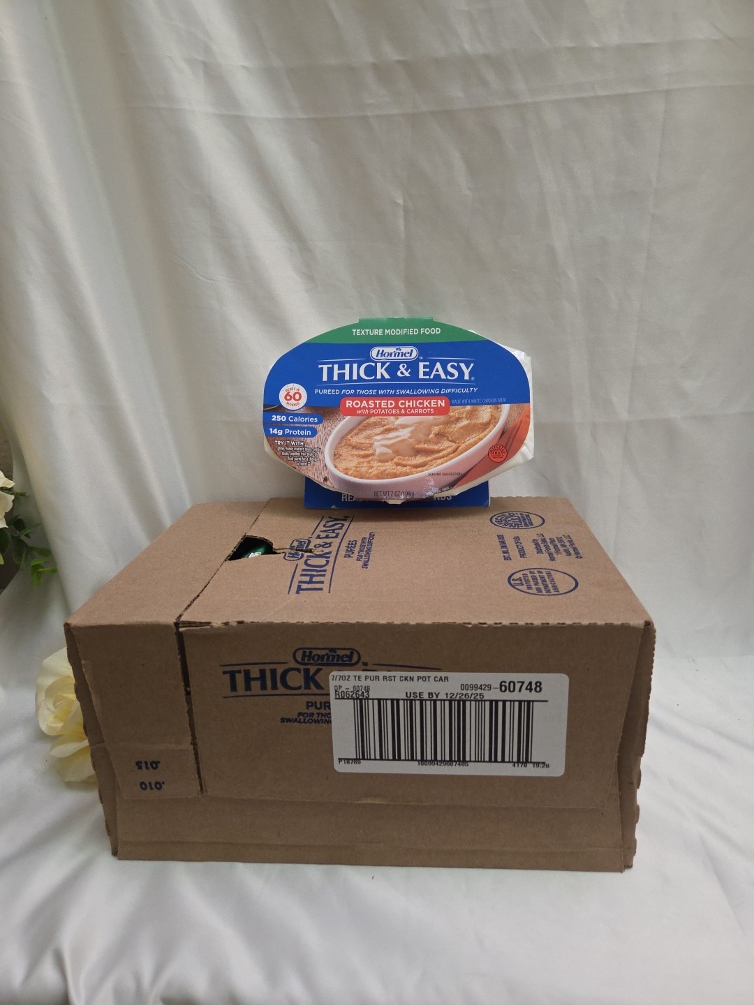 Thick & Easy 60748 Purees Microwave Meal Roasted Chicken Dinner 7.oz (7 Count)