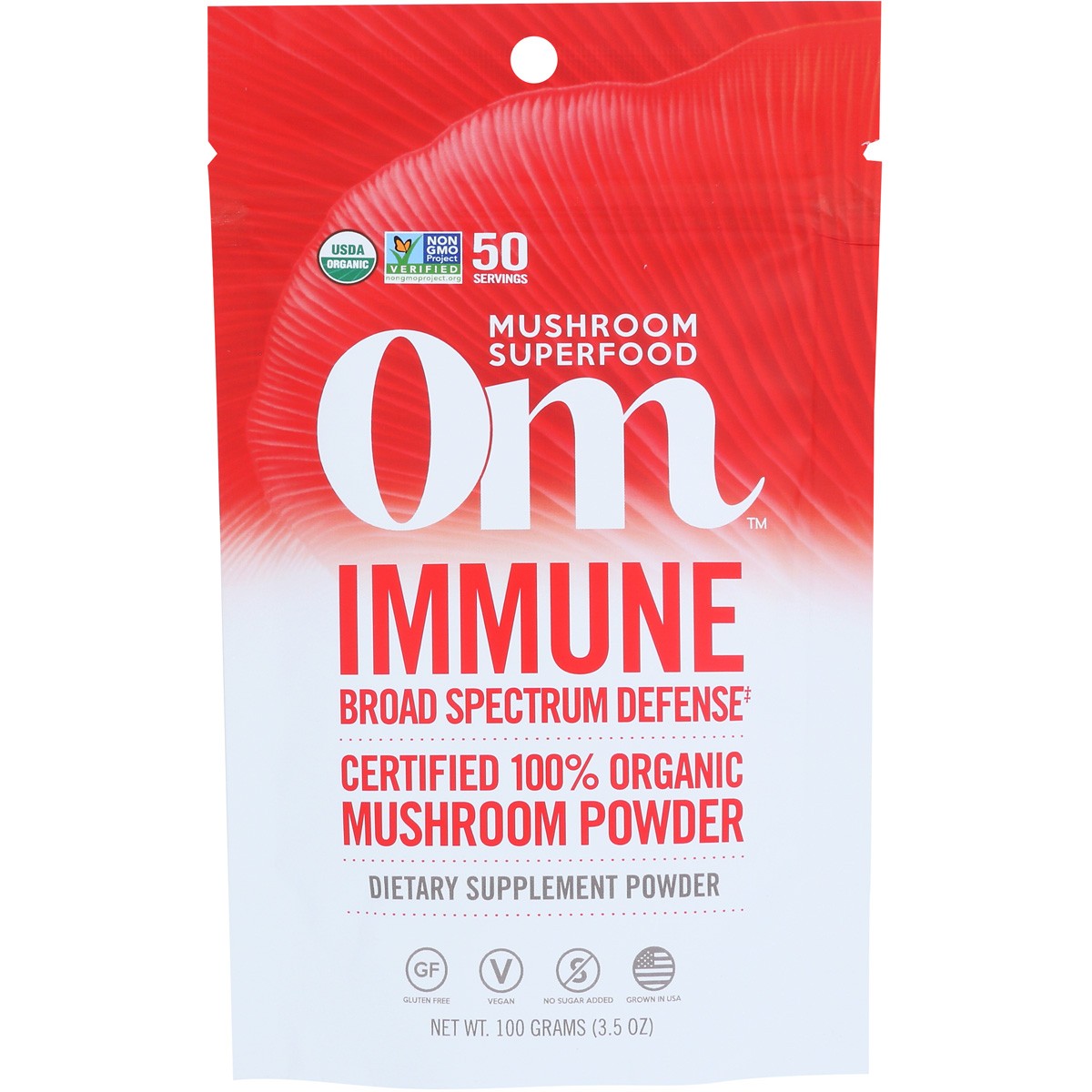 Organic Mushroom Superfood Immune Powder By Om 3.5 Oz 1 Pack