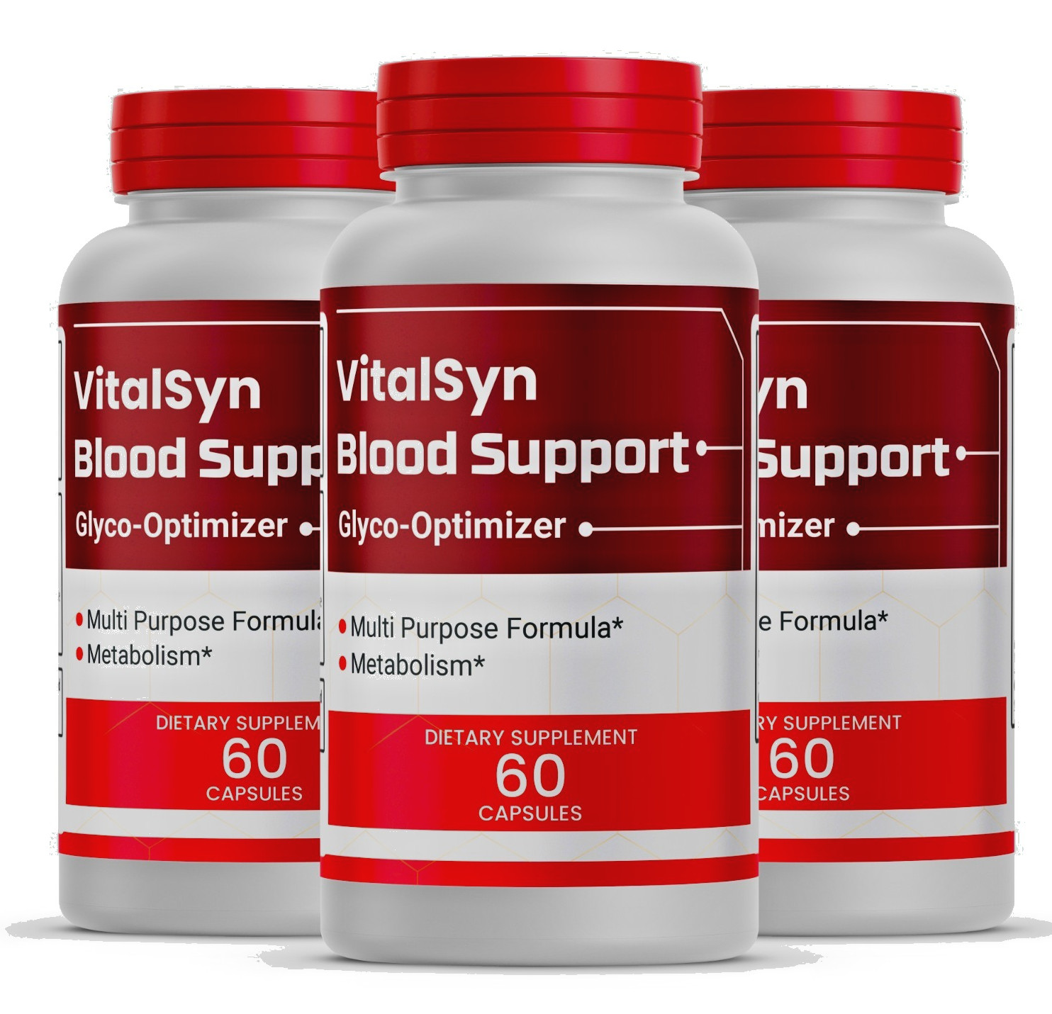 VitalSyn Glyco Optimizer Blood Health Support Supplement, Vital Syn 180 Capsules