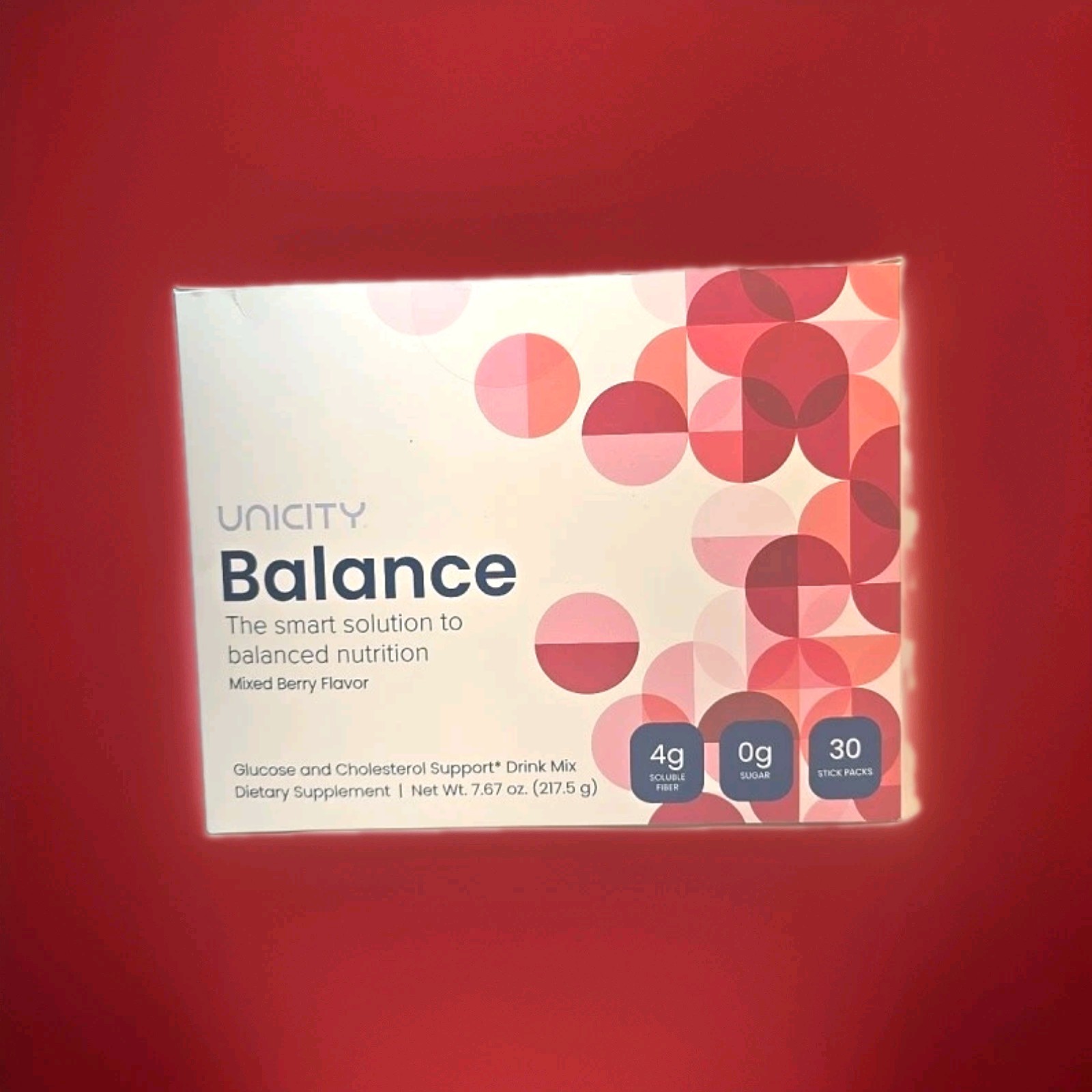 Unicity Balance NATURAL Mixed Berry, 30 Stick Packs. Exp: 11/27