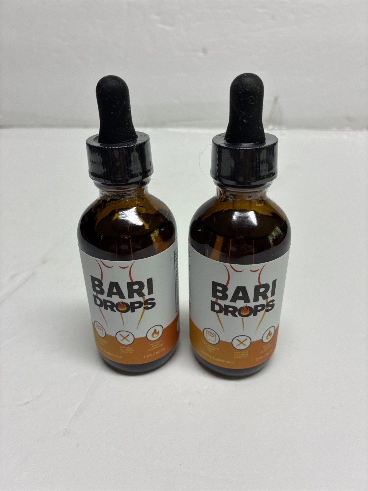Bari Drops Premium Formula Dietary Supplement 2 oz Exp 7/2026 Weight Loss. SET/2