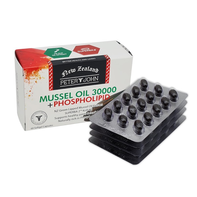 Green Lipped Mussel + Red Krill Oil (120 Caps) – 5 Pack