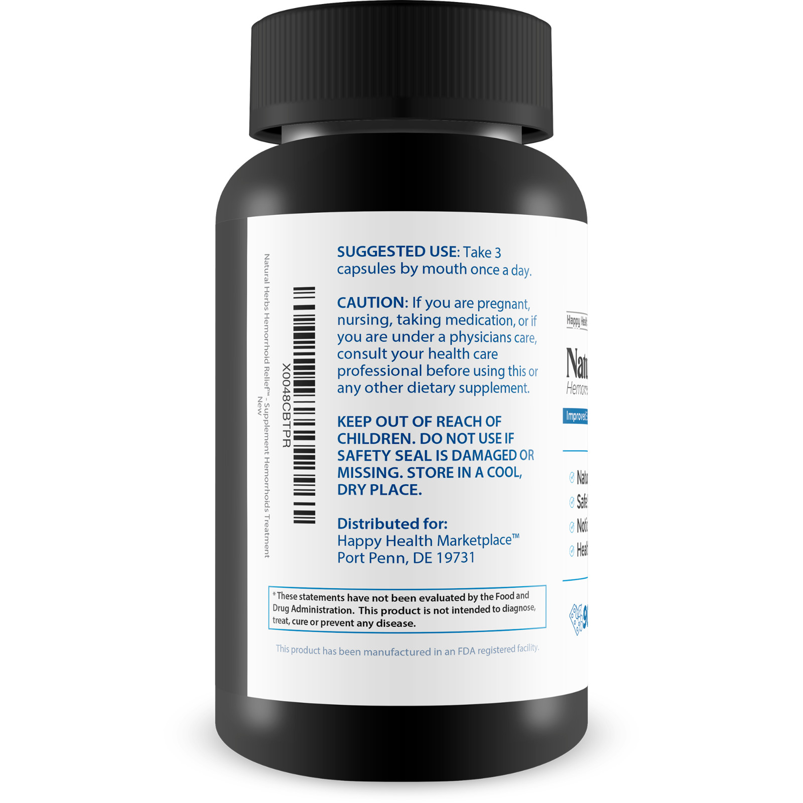 Natural Herbs Hemorrhoids Capsules – Our Best Hemorrhoid Relief Supplement