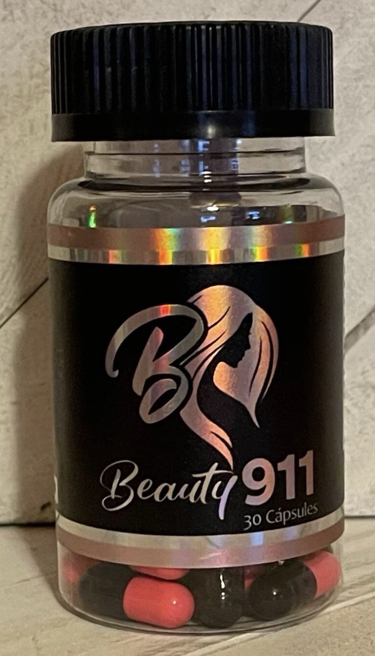 Beauty 911 Dietary Supplement Capsules, Capsule Formulation, 30 Capsules