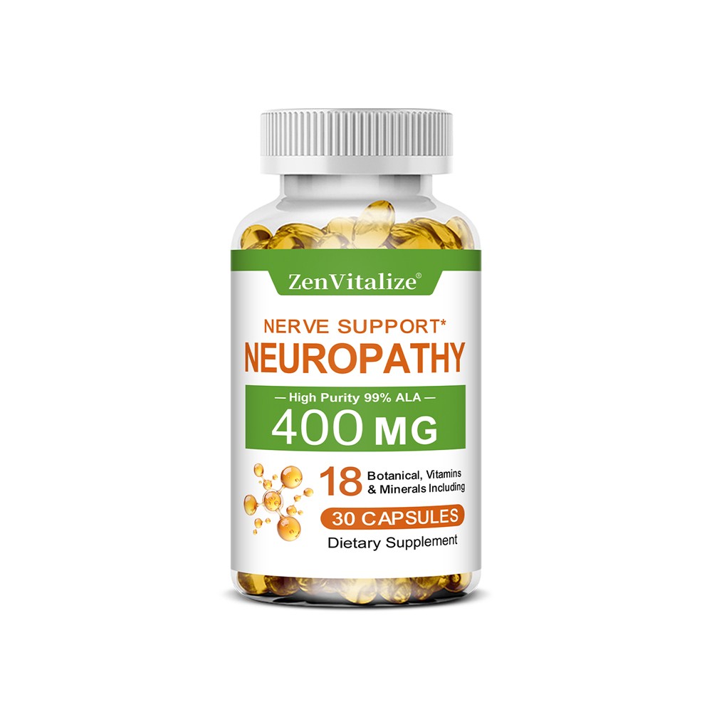 Complete B Vitamins,Amino Acids&Natural Herbal Blend for Brain Health 30~120Caps