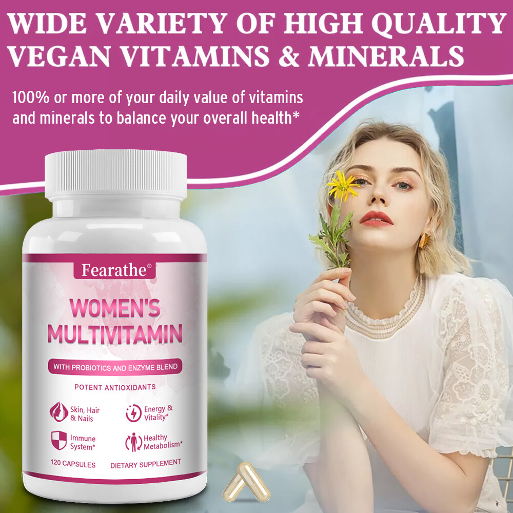 Womens Multivitamin & Multi-Mineral Increase Energy Metabolism and Vibrance