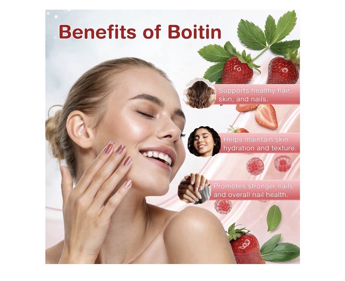 Collagen Gummies 1500mg + NAD Biotin Hair Skin Nails 60ct Pink