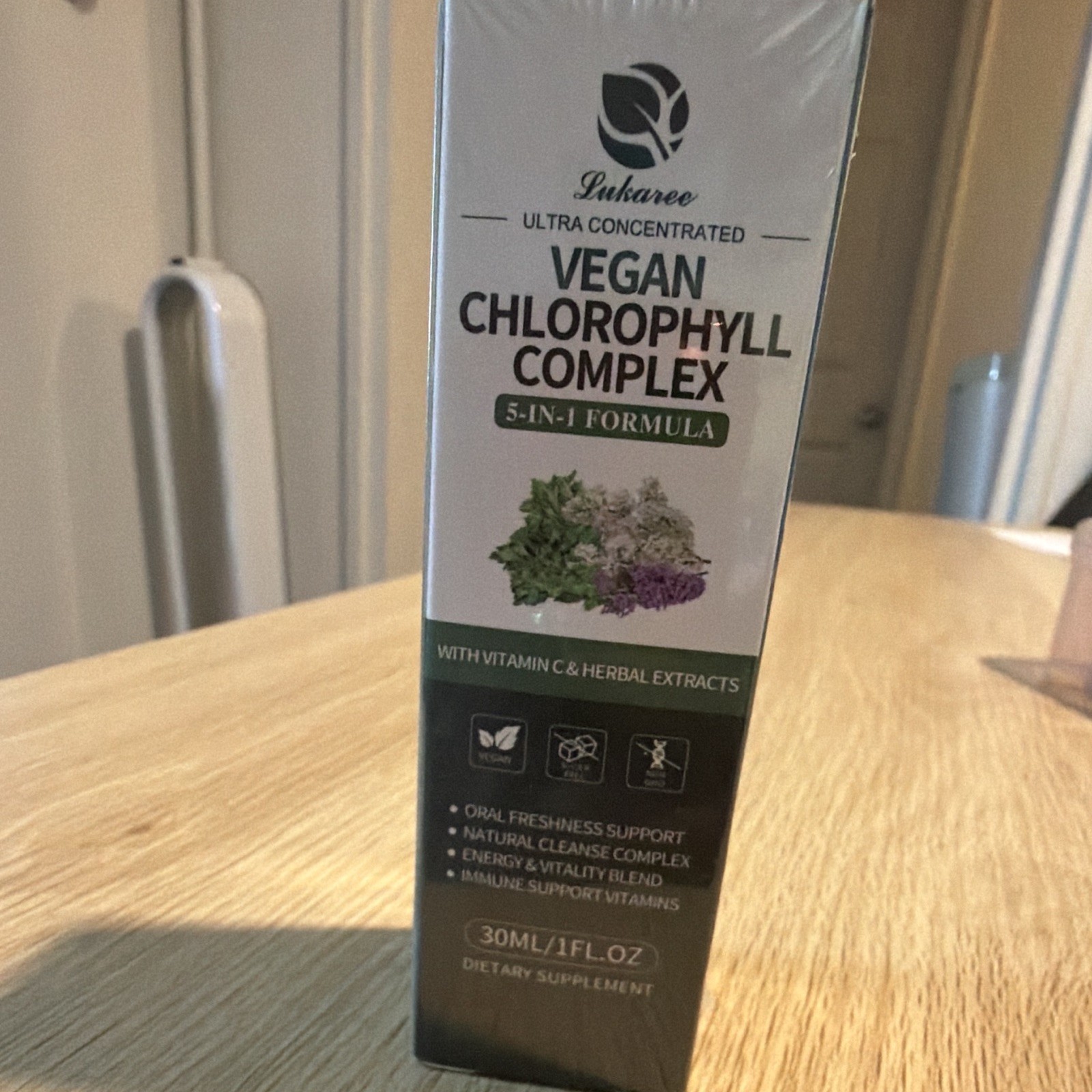 Lukaree Vegan Chlorophyll Complex Drops 1 fl oz Unflavored Exp 03/2028