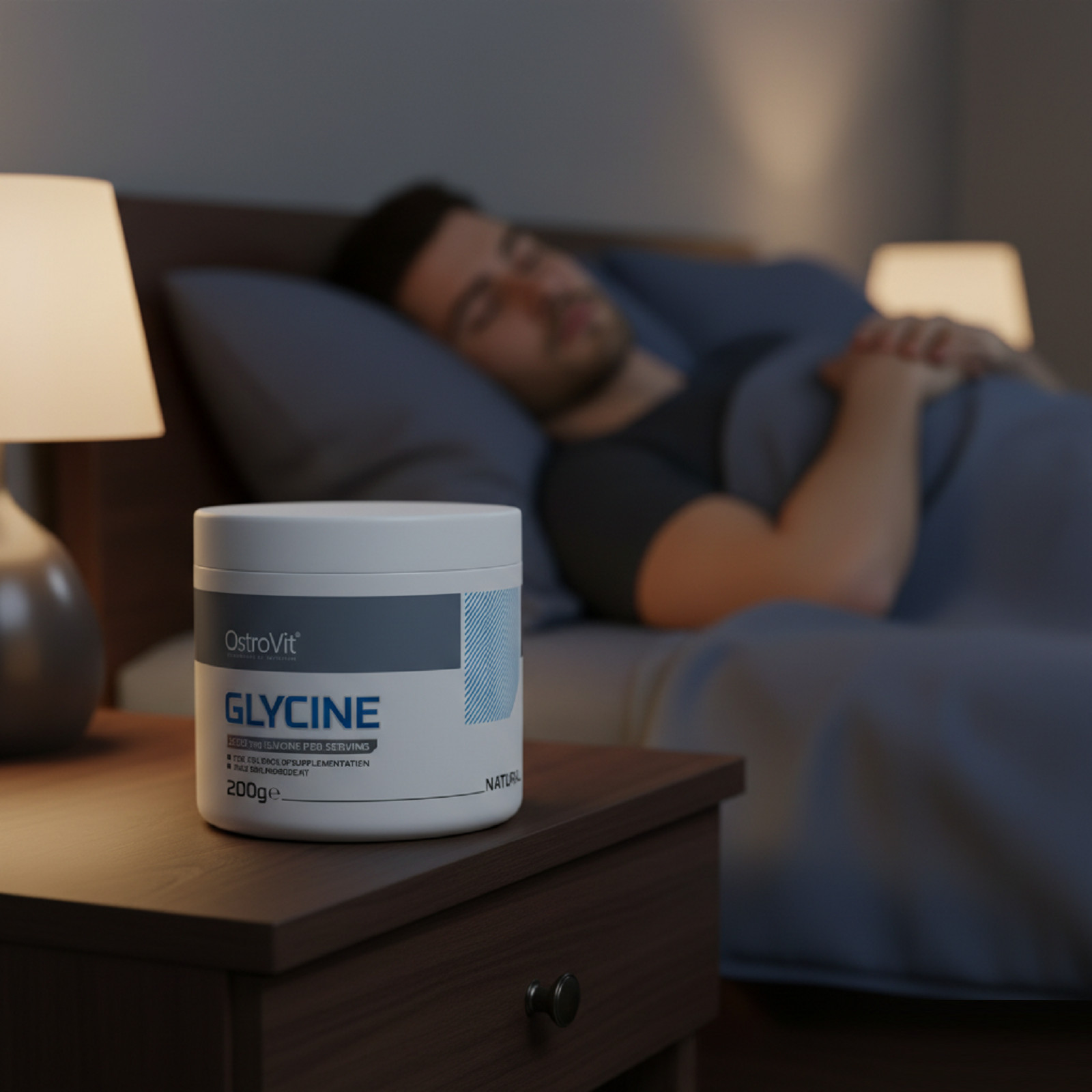GLYCINE – 200g – Collagen production Better sleep quality Regeneration Recovery