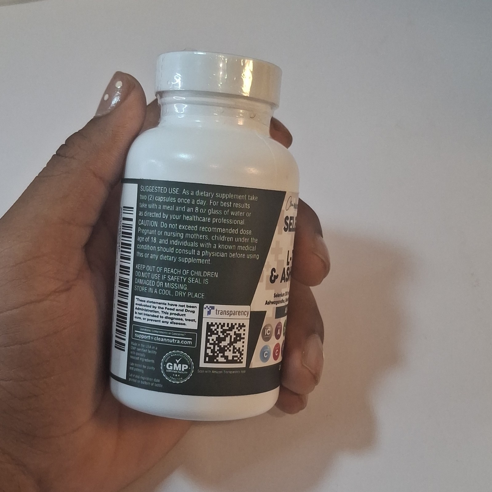 Clean Nutraceuticals Thyro Defend Thyroid Support Selenium Zinc Iodine 60 Caps