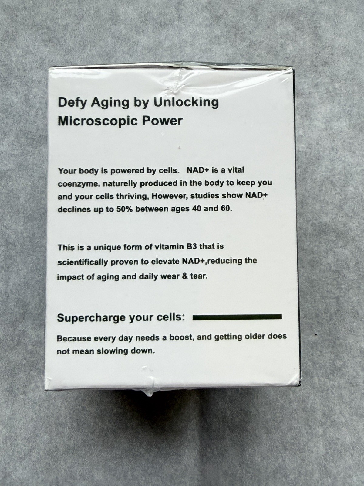 Skin Aging Support & Energy Liposomal Nicotinamide Riboside 900mg Boosts NAD+