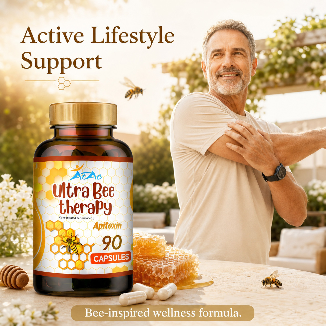 2 Bio Bee Therapy Venom Extract anti-inflammatory Miracle Arthritis support 180