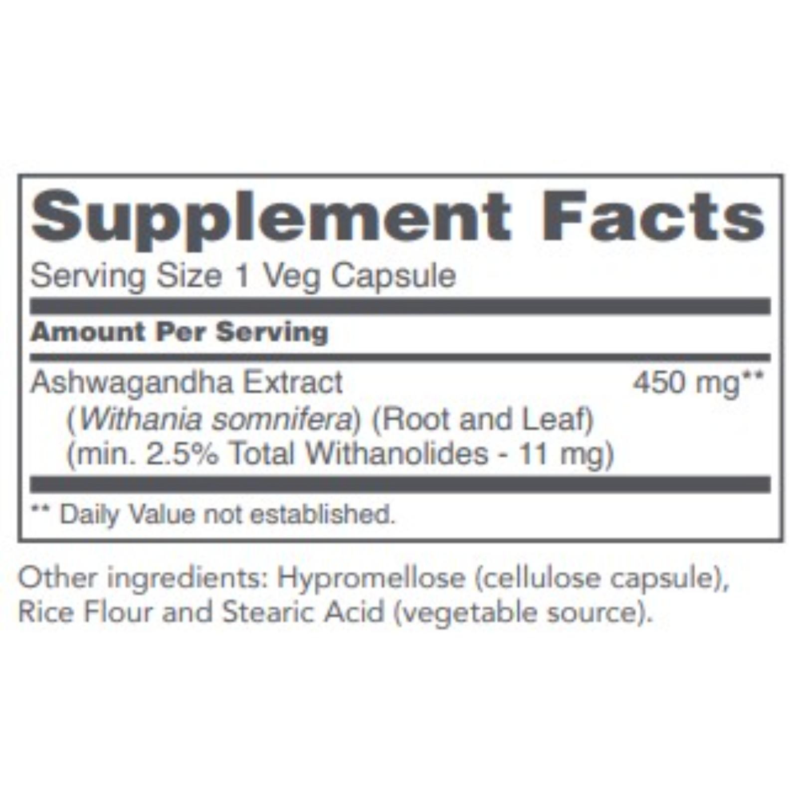 Protocol For Life Balance ASHWAGANDHA EXTRACT 450MG 90 VCAPS
